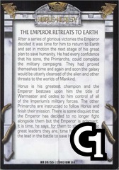 The Emperor Retreats to Earth
